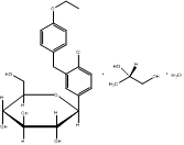 Dapagliflozin propylene  glycolate  hydrate