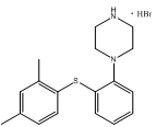 Vortioxetine  hydrobromide
